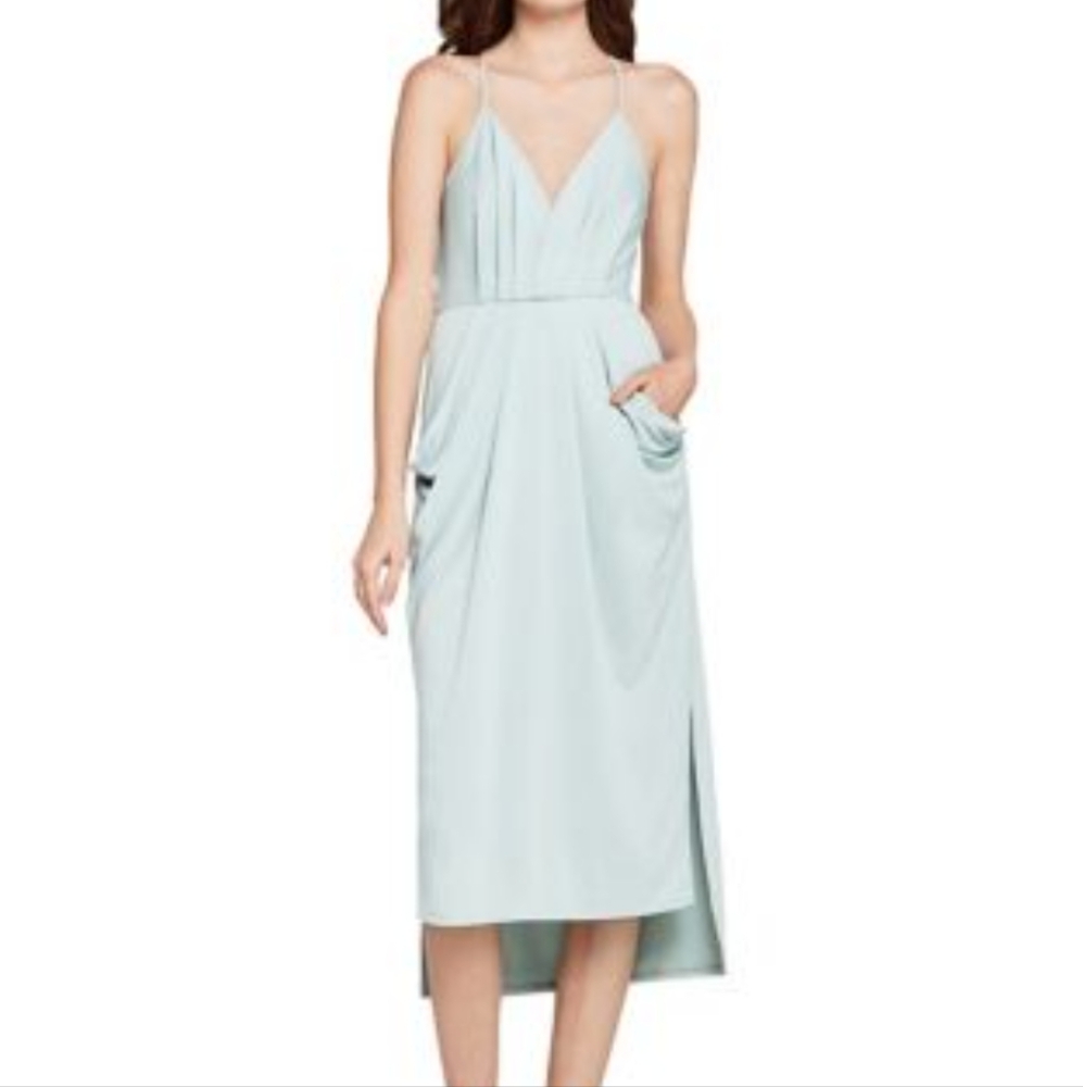 BCBGeneration Soft Blue Midi Dress